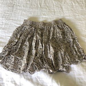 Brandy Melville Floral Skirt